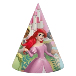 Papierhütchen „Disney‑Prinzessinnen“, 6 Stück