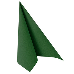 Servietten „Royal Collection“, grün, 1/4, 3-lagig, 40 x 40 cm, 50 Stück