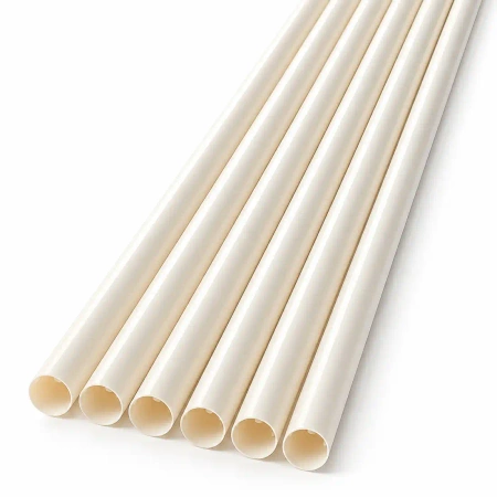Weiße Papierstrohhalme, 8/197 mm, einzeln verpackt, 800 Stück