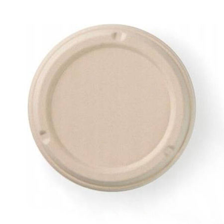 Deckel für Schalen aus Zuckerrohr, Fassungsvermögen 1000 ml, 21 cm, 25 Stück