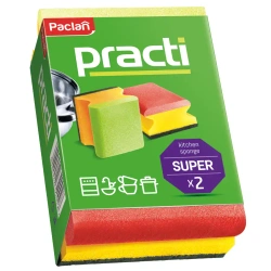 Paclan-Spülschwämme mit Profil, 2 Stück