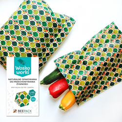 Wachsbecher „Wald“ Set L+XL, 1 Stück