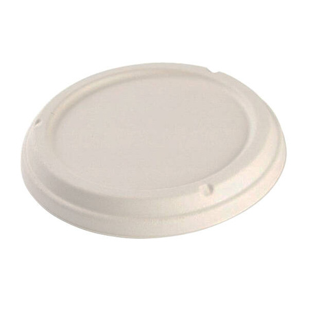 Deckel für Schalen aus Zuckerrohr, Fassungsvermögen 1000 ml, 21 cm, 25 Stück