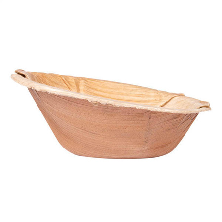 Schale aus Palmblättern 110 ml 12 x 8,6 x 5 cm 25 Stück