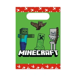 „Minecraft“-Papiertüten, 16 x 22 cm, 4 Stück