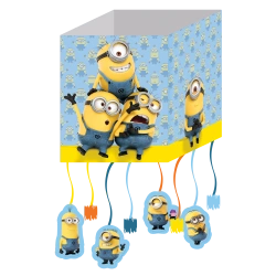 3D-Papier-Piñata „Minions“ 20 x 30 cm, 1 Stück