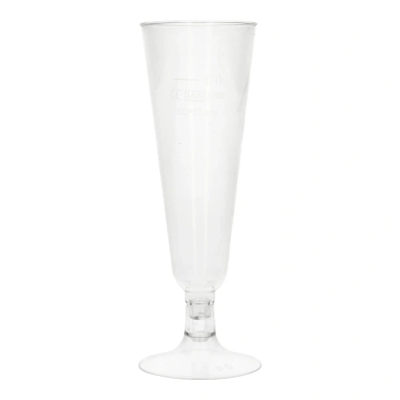 PLA-Champagnergläser, 100 ml, 5,5 x 16 cm, 24 Stück