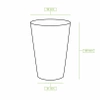 Kraftpapierbecher, Dispersionsbeschichtung, 550 ml, Durchmesser 90 mm, 50 Stück