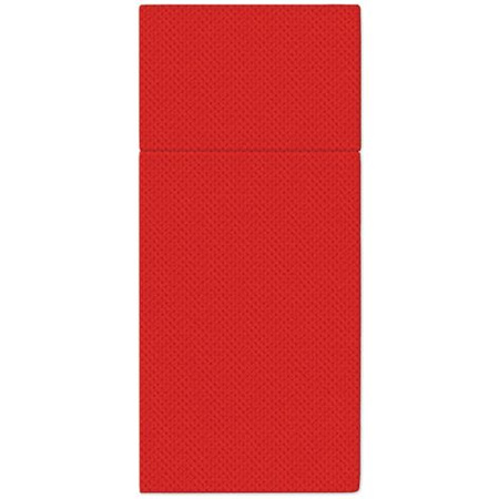 Softpoint-Besteckhüllen, geprägt, rot, 38 x 32 cm, 50 Stück