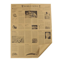 Fettbeständiges Packpapier „Newspaper“, 50 x 37,5 cm, 1000 Stück
