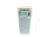 Papierbecher „Fußball“ 200 ml, 8 Stück