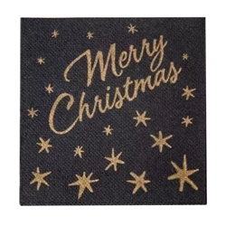 Zweilagige Servietten „Christmas“ 1/4, 20 x 20 cm, 100 Stück