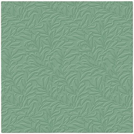 3-lagige, geprägte Servietten, hellgrün, 33 x 33 cm, 20 Stück