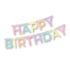 Papiergirlande „Happy Birthday“, Länge 1,8 m, Höhe 13,8 cm, 1 Stück