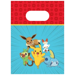 „Pokémon“-Papiertüten, 16 x 22 cm, 4 Stück