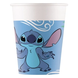Papierbecher „Stitch & Angel“, 200 ml, 8 Stück