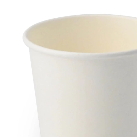 Weißer Pappbecher für Eis, 300 ml, Durchmesser 92 mm, 50 Stück