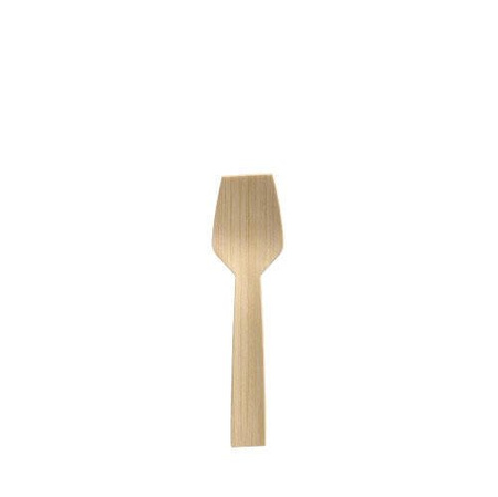 Bambus-Eislöffel „Łopatka“, 9,2 cm, 50 Stück