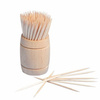 Zahnstocher, 6,8 cm, im Holzspender, 200 Stück