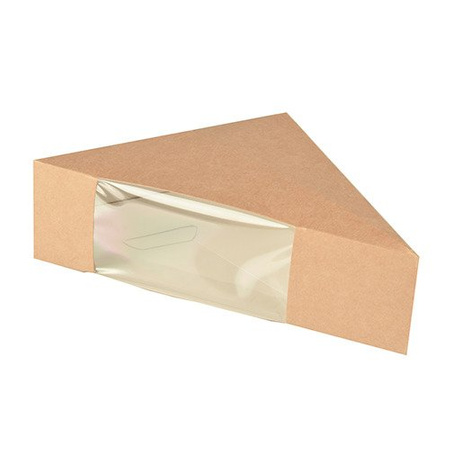 Papierverpackung für Sandwiches, 12,3 x 12,3 x 5,2 cm, 50 Stück