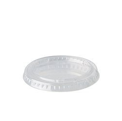 Runder PLA-Deckel für Dip-Behälter, Durchmesser 60 mm, 50 Stück