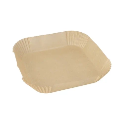 Papierbeutel für die Fritteuse, 20 x 20 x 4,5 cm, 100 Stück
