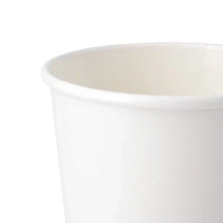 Weißer Pappbecher für Eis, 360 ml, Durchmesser 92 mm, 50 Stück