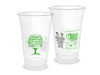 PLA-Becher „Green Tree“, 570 ml, Durchmesser 96 mm, 50 Stück