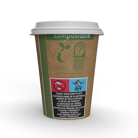 Vegware-Kraftpapierbecher, 350 ml, Durchmesser 90 mm, 50 Stück