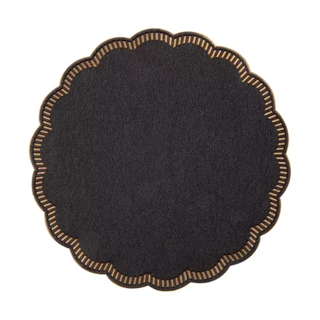 Papieruntersetzer für Tassen/Gläser, schwarz, Durchmesser 9 cm, 250 Stück