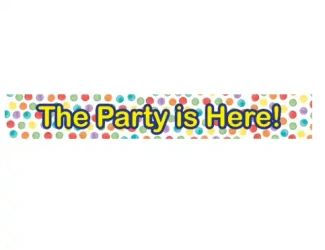 Geburtstagsbanner „Happy Birthday“ in Gold, 1 Stück