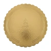 Tortenunterlage, dick, beidseitig gold‑schwarz, 30 cm, 1 Stück