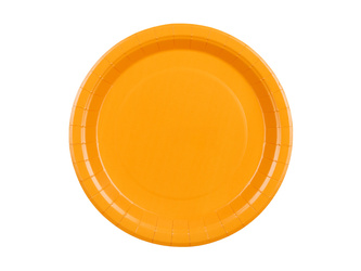 Papier­teller , Orange, 23 cm, 6 Stk.