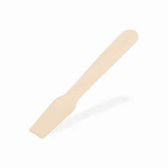 Holz-Eislöffel „Łopatka“, 9,5 cm, 500 Stück