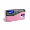 Zweilagige Servietten, rosa, 1/4, 33 x 33 cm, 250 Stück