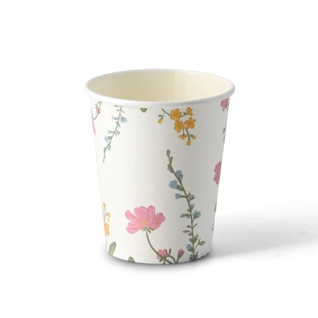 Papierbecher „Spring“, 250 ml, Durchmesser 80 mm, 50 Stück