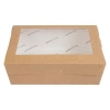 Schachtel mit Sichtfenster aus Papier, 1000 ml, 17 x 12 x 5,5 cm, 50 Stück