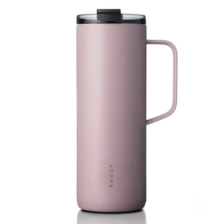 RAGS'y MOSHI Thermosflasche, schwarz, 600 ml, 1 Stück