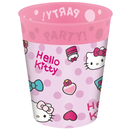 Mehrwegbecher „Hello Kitty“, 250 ml, 4 Stück