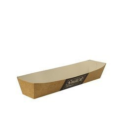 Tiefe Papierschale „Good Food“, 18,5 x 3,3 x 3,5 cm, 50 Stück