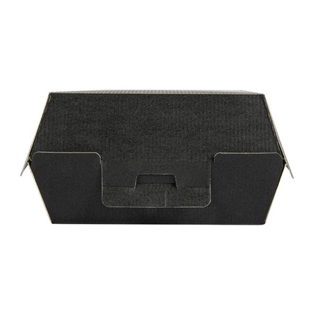 Thermobox für Burger, schwarz, Größe „XL“, 17,6 x 16,8 x 7,8 cm, 50 Stück
