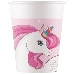 Papierbecher „Unicorn“ 200 ml, 8 Stück