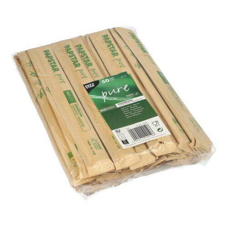 Einzeln verpackte chinesische Essstäbchen, 23 cm, 50 Paar