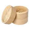 Bambus-Dampfgarer „ASIA“, Höhe 13,5 cm, Durchmesser 15 cm, 3-teilig, 1 Stück