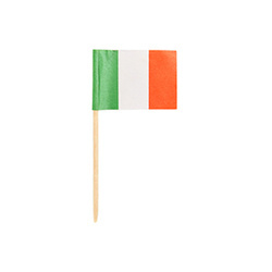 Festliche Zahnstocher mit italienischer Flagge, Länge 8 cm, 500 Stück