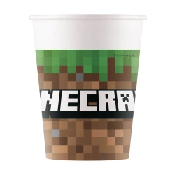 Papierbecher „Minecraft“, 200 ml, 8 Stück
