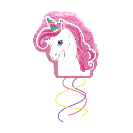 3D-Papier-Piñata „Unicorn“ 1 Stück