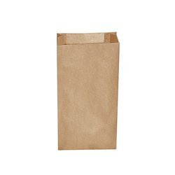 Frühstücksbeutel aus Kraftpapier, 1,0 kg, 12+5 x 24 cm, 500 Stück