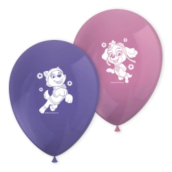 Latexballons „Paw Patrol Sky & Everest“, 28 cm, 8 Stück