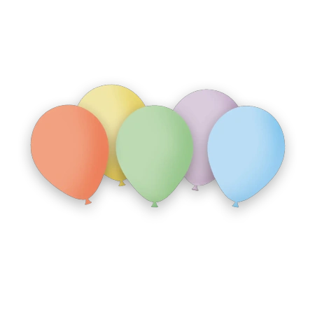 Latexballons „Pastel Party“, 28 cm, 12 Stück